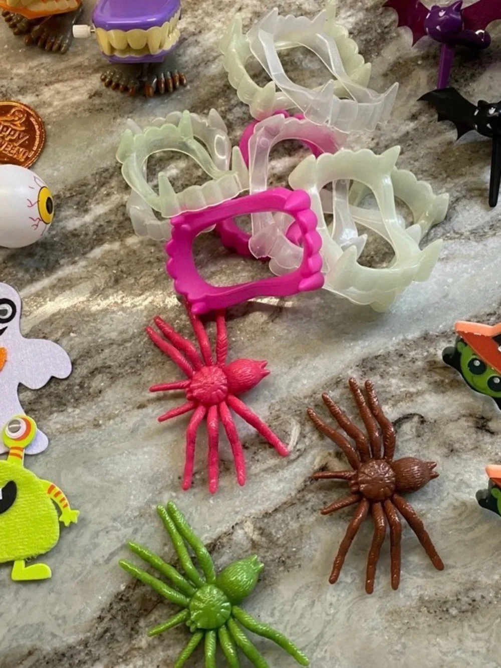 Kids Halloween Party Toy Lot - Colorful Halloween Characters & Fidget Toys